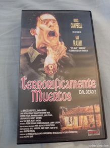 Cine: VHS - TERRORÍFICAMENTE MUERTOS (EVIL DEAD 2) - MANGA HOME VIDEO - 1999